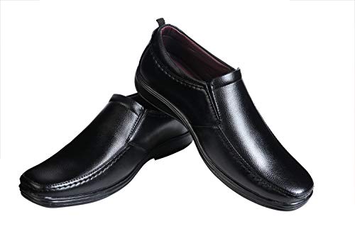 Image of Antire SHOES Formal Slip On for Men (Black, Numeric 7)