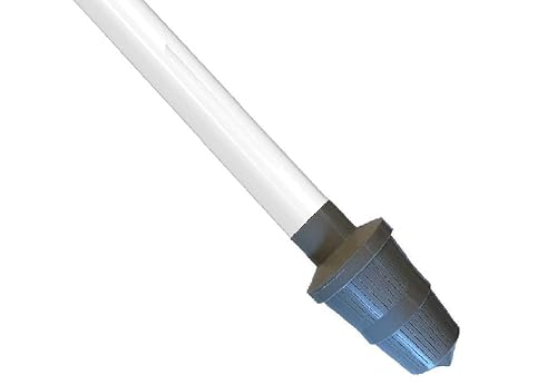 Miniatura 2 de Tanque de filtro de agua de repuesto + carbón de cáscara de coco activado previamente cargado (GAC) y tubo elevador  9 x 48 pulgadas - 1.0 pies