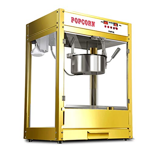 BLLXMX Popcornmaschine Popcorn Maker, 300 W Mischer Kurze Aufwärmzeit Edelstahltopf Teflon-Antihaftbeschichtung…