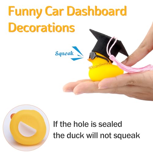 Wonuucardashboarddecorgraduationhatrubberduckcarducksornamentswithminihatnecklacesunglassesscarfblack Urban Country Home Decor Wonuu car dashboard decor graduation hat rubber duck car ducks ornaments with mini hat necklace sunglasses scarf black urban country home decor