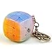 CuberSpeed Mini 3x3 Keychain Cube Jelly 3cm Keyring Cube Mofangge Magic Cube Jelly Keychain 3.0 Speed Cube
