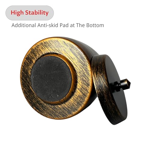 WUSIFIE Ash Tray, Large Outdoor Ashtray with Lid, Ashtray for Outside Patio, Stainless Steel Windproof Smokeless Ash Tray for Balcony, Ashtrays for Smokers, Home Office Decoration