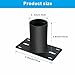 YZZHAJ 4PCS Slip Fitter Adapter| Slip Fitter Adaptor Brackets Transform The Slip Fitter into Arm Mounting| Tenon Adapter for Outdoor Flood Lights,Parking Lot Lights,Shoebox Light Fixture
