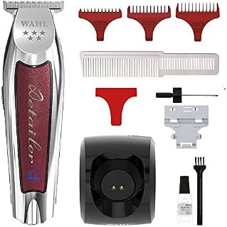 Wahl Cordless Detailer Li Trimmer, Professional Hair Trimmers, Close Trimming, Detailing and Outlining, Lightweight, Cordless, Snap On/Off Blades, Barbers Supplies