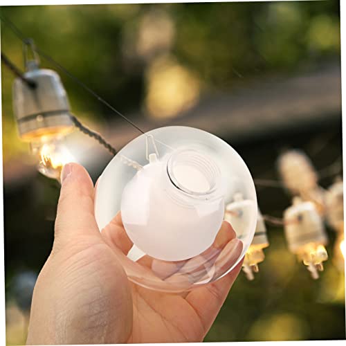 Image of Zerodeko 3pcs Glass Globe Lampshade Replacement for Ceiling Light Fixtures Frosted Glass Shade Cover for Home Decor Easy to Install Compatible Stylish and Design