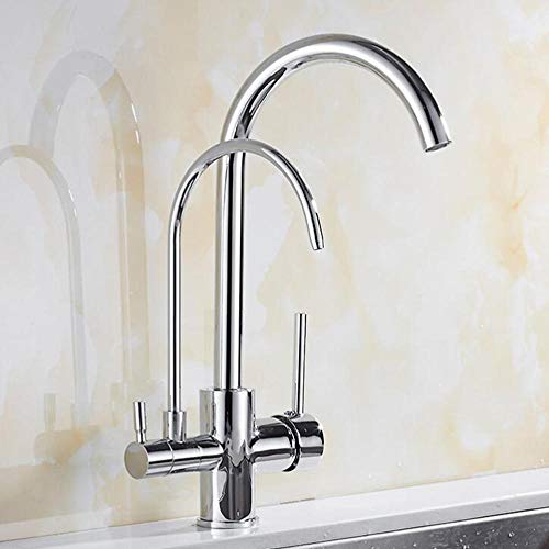 Mitigeur 3 voies eau filtrée cuisine pour éliminer la rouille