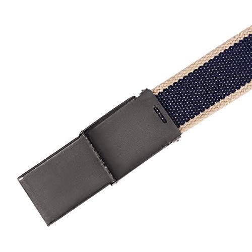 Image of Mile High Life Canvas Web Belt | Cut to Fit Up to 52 inch | Flip-Top Matte Silver Nickel Buckle 12 Colors