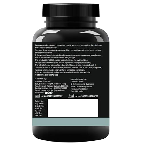 Image of Nutrasium Nitric Oxide Booster | L-Arginine 2250mg | Muscle Pump & Stamina | 90 Tabs