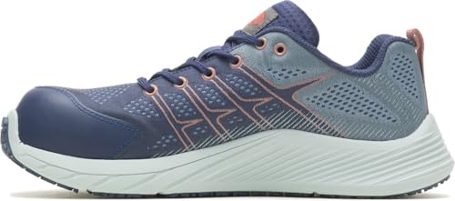 Image of Merrell Moab Flight CF /Sea, Women's, Sea, Comp Toe, EH, Slip Resistant, Low Athletic, Work Shoe (9.0 M)