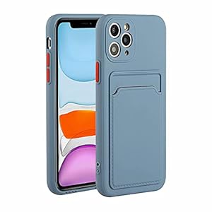 Lijc Hoesje voor iphone 11 Pro Max [Screenprotector] met Kaartsleuf Beschermhoes Ultradunne Flexibele Zachte Siliconen…