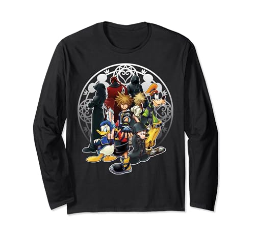 Kingdom Hearts Dark Squad t-shirt manches longues noir vêtement gamer