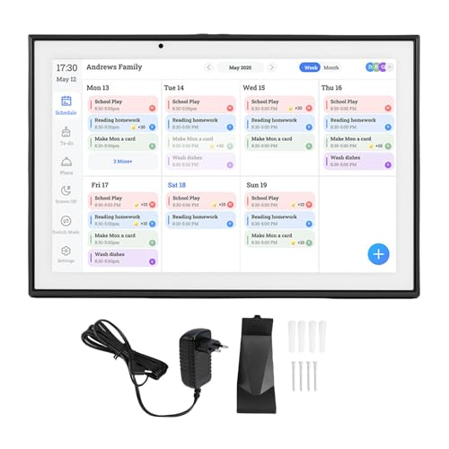 Calendrier numérique intelligent 10,1 pouces tactile IPS Wakects