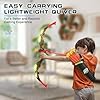 4134njiijrl - Bow and Arrow Set for Kids, 2-Pack LED Light Up Archery Set with 20 Suction Cup Arrows, Outdoor Toy for Boy Girl Age 4-8 8-12 with Standing Target&2 Quivers, Birthday Gift for Kid 5 6 7 8 9 Year Old