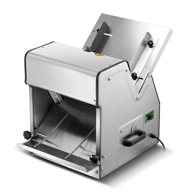 Shoppers Hub PNQ Electric Full Stainless Steel Bread Slicer Machine | 31 Blades | 12 mm Slice Thickness | Commercial Bread Cutting Machine for Bakery, Cafe, Hotel & Kitchen-image-10
