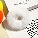 Fuzzy Furry Hair Accessories - Artificial Fuzzy Faux Fur Hair Band, Rope Hair Holder, Wristband, Hair Tie Ring, Ponytail Holder (Color Mixed, 18pcs)