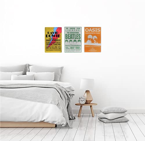 Karmour Accessories Affiches de concert et de groupe, plaques vintage en métal pour studios, bureau, garage, Man Caves… - Les Beatles, Paul McCartney, John Lennon, RIngo Starr, George Harrison Karmour Accessories Affiches de concert et de groupe, plaques vintage en métal pour studios, bureau, garage, Man Caves… – Image 3