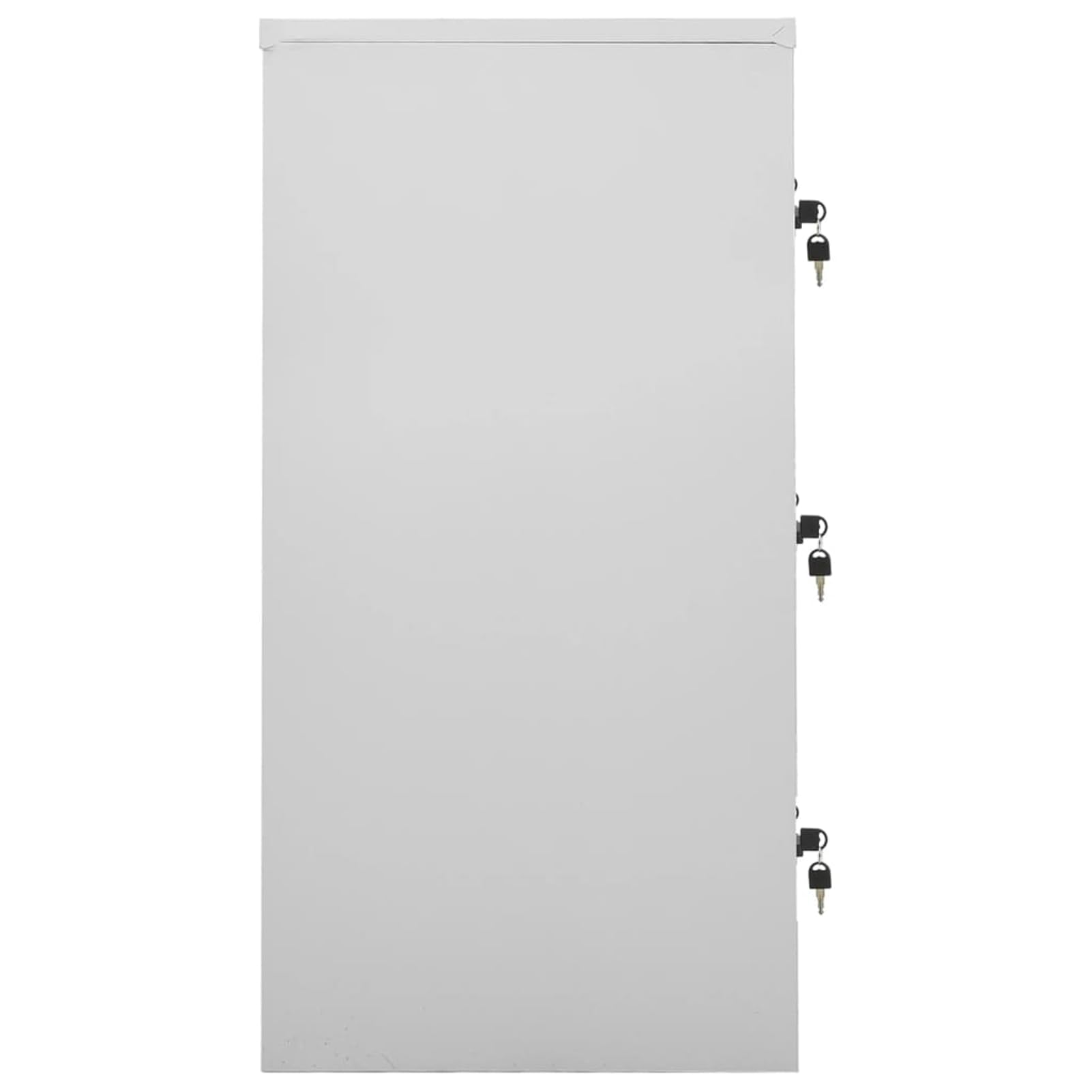 Armadietto Armadietto 5 pz in Acciaio Armadio Raccoglitore Armadi con Chiave Multiuso per lo stoccaggio in Scuole e Uffici per Scarpe, Borse, Libri, Archivi Grigio Chiaro e Blu 90x45x92,5 cm