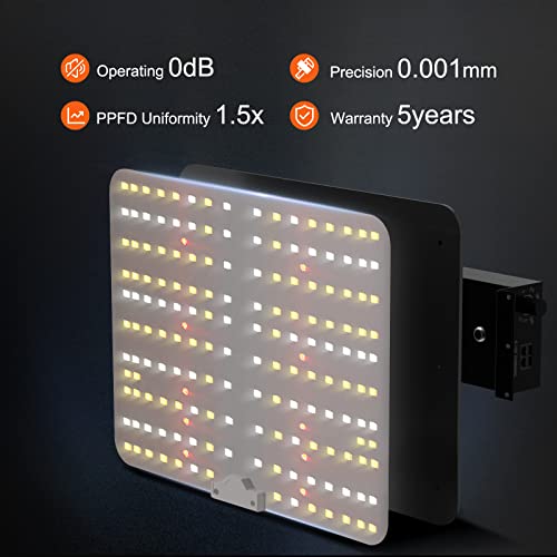 Vevor Led Grow Light Full Spectrum Dimmable With Samsung 281B+Pro Chips High Yield Growing Lamp For Indoor Plants Daisy Chain Driver Etl Certified For 3X3 Ft Grow Tent #TOP4