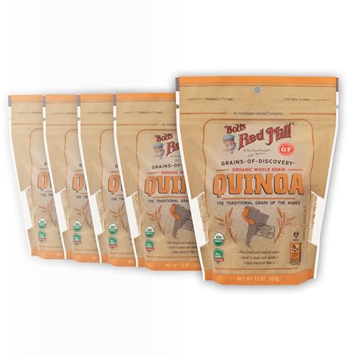 Bob's Red Mill Organic White Quinoa, 13oz (Pack of 5)