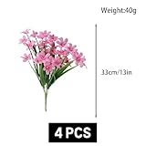 Zoom IMG-2 astylishome fiori artificiali rosa alti Zoom IMG-2 astylishome fiori artificiali rosa alti