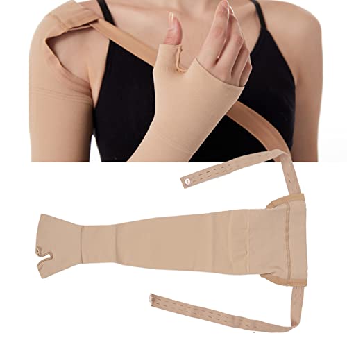 Manga de Braço para Câncer de Mama, Alta Elasticidade Nylon Macio Linfedema Manga de Braço Compatíve