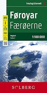 Färöer - Føroyar, Straßenkarte 1:100.000, freytag & berndt: Wegenkaart Schaal 1 : 100.000: AK 6302