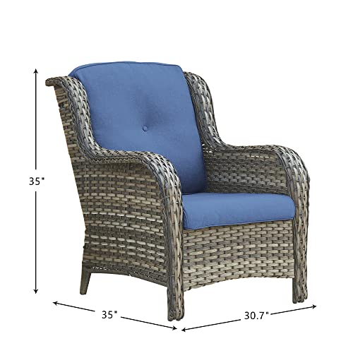 Patio-Chairs-Outdoor-Wicker-Chair-Rattan-Dining-Chairs-Porch-Chairs-Outside-Club-Chairs-with-High-Back-and-Deep-SeatingMixed-GreyBlue Patio Chairs Outdoor Wicker Chair Rattan Dining Chairs Porch Chairs Outside Club Chairs with High Back and Deep SeatingMixed GreyBlue