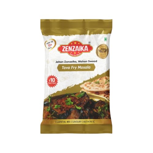 ZENZAIKA Tava Fry Masala Authentic Indian Spice Blend for Tawa Fry Vegetables, Karela, Bhindi, Brinjal & Potatoes Savoury Tava Fry Masala for Home Cooking 10g Deal