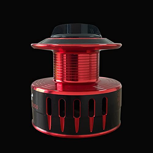 Molinetes Fishdrops Red Devil, carretel de pesca poderoso e ultraleve de 9 + 1 BB, fibra de carbono