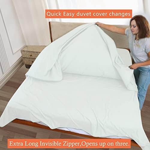 Duvet Cover, 3 Sides Zipper Duvet Cover 