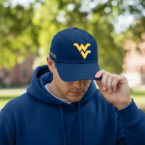 Gorra bordada ajustable azul estilo C1 miniatura 5