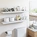 Amazon.com: Fixwal Floating Shelves, Large Bathroom Decor Wall Shelves ...