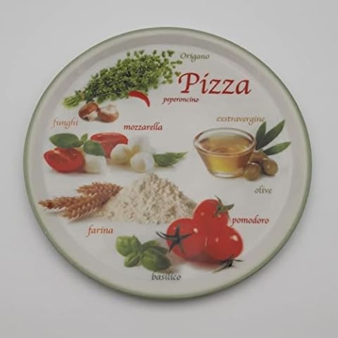 YODECO Oregano Pizza Plate Diameter 31 cm Cover