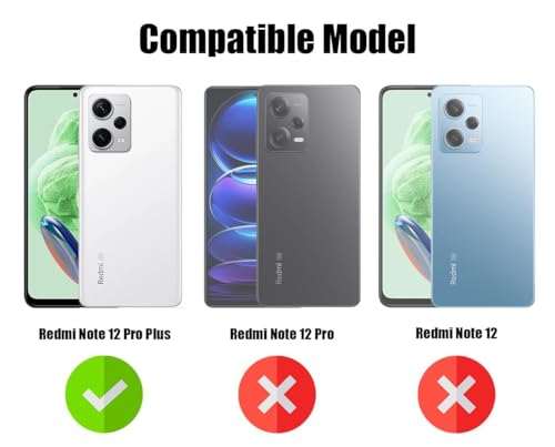 Image of Jkobi Lifetime Anti-Yellow Clear Back Case Cover for Xiaomi Redmi Note 12 Pro Plus 5G (Shockproof and Camera Protection | Sleek Hard Crystal)