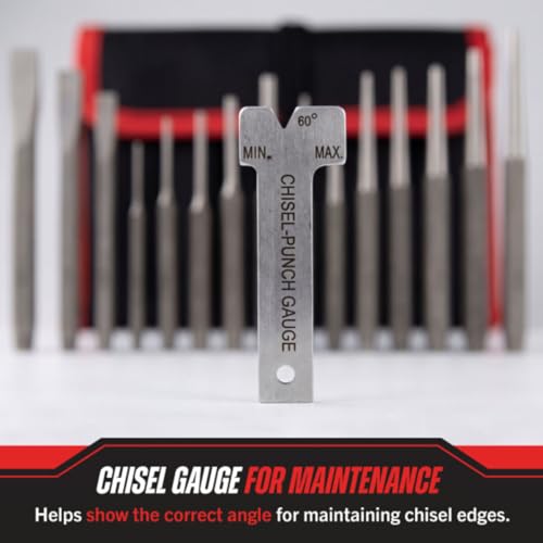 Stalwart Punch and Chisel Set, 16 Pieces by Stalwart - Image 7