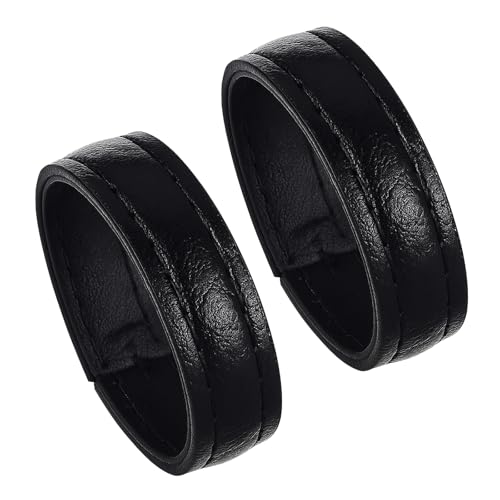 XLIUAX 6 Pcs Leather Belt Loop Keepers, Belt Loop Stays Keeper Straps Accessories for 1.38