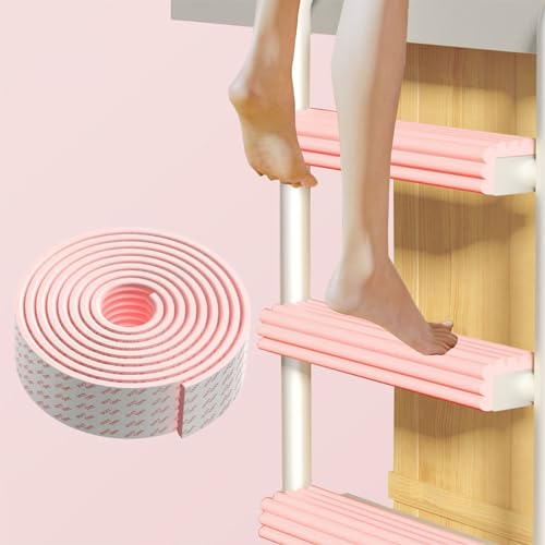 LeongLzt Bunk Bed Ladder Pads Ladder Pads, Self-Adhesive Bunk Bed Ladder Cover Foam Padding Traction...