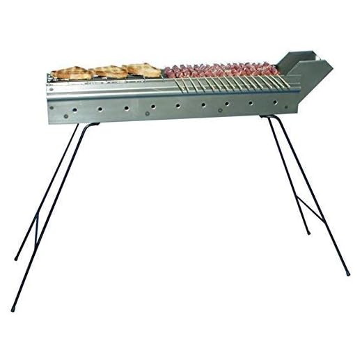 Fornacella per barbecue arrosticini in ferro da cm 80 spiedini