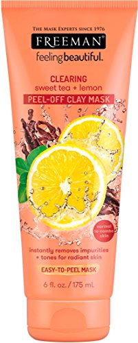 Freeman Facial Mask Sweet Tea & Lemon Peel Away 6 Oz