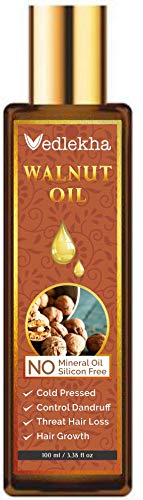 Natural & Organic Cold Pressed Walnut Akhrot Oil For Hair & Skin 100ml