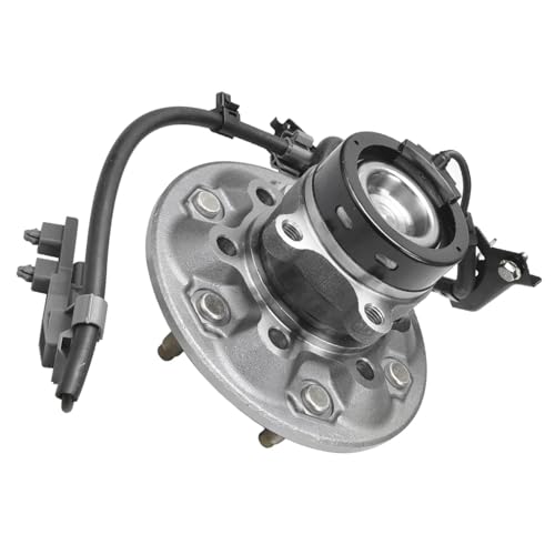 Image of Detroit Axle - Front 2pc Wheel Bearing Hubs for Chevrolet Colorado GMC Canyon Isuzu i-280 i-290 i-370, 2 Wheel Bearing and Hubs Assembly Replacement