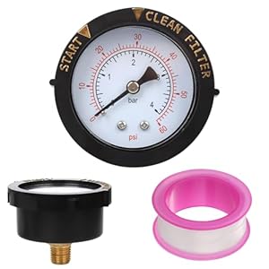 Nqeuepn 0-60 PSI Pool Filter Manometer