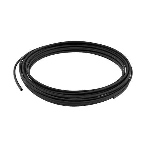 Black 3M Long 6.4mm Wide Heat Shrink Tubing with A Ratio of 3:1 is Used for Electrical Insulation, Maintenance, Cable Wrapping, and Wire Connectors