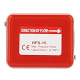 Walfront 1/2-Zoll-Paddel-Durchflussschalter, Wasserdurchflussregler, Verstellbare Paddel für HVAC-Brandschutzsysteme, Messingverbindung, Vernickeltes Eisengehäuse, Zuverlässiger SPDT-Mikroschalter