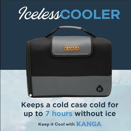 Image of Kanga Insulated Cooler Bag - Soft Cooler Bag - Can Beer and Seltzer Drink Cooler - Insulated and Durability Tested - Kanga Kase Mate