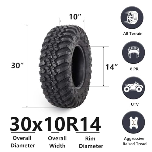 GarveeTech All-Terrain UTV Tire Set