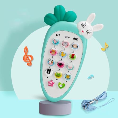 Image of K D Toddler Sound /Music Toys with Flashing Lights and Musical Sounds - Real Moving Action Music Cellphone for Boys and Girls (Age 6 Month +)
