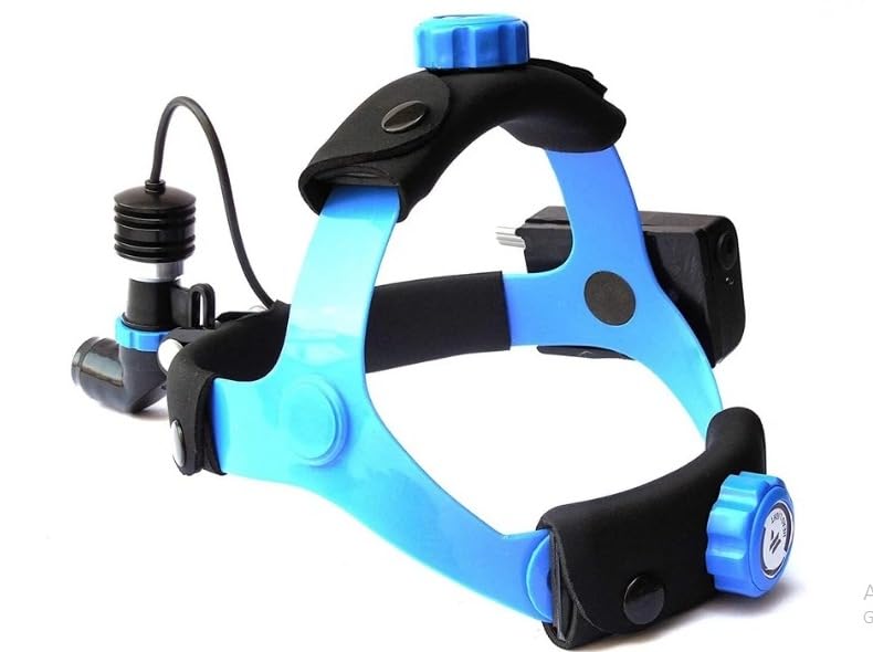 5W Medizinischer LED-Scheinwerfer für HNO-Chirurgie, freihändig verstellbare chirurgische Stirnlampe, leicht, für Zahn- & kleinere Operationen