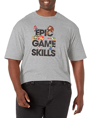 T-Shirt Nintendo Compétences de Jeu Épiques cadeau idéal homme passionné gaming