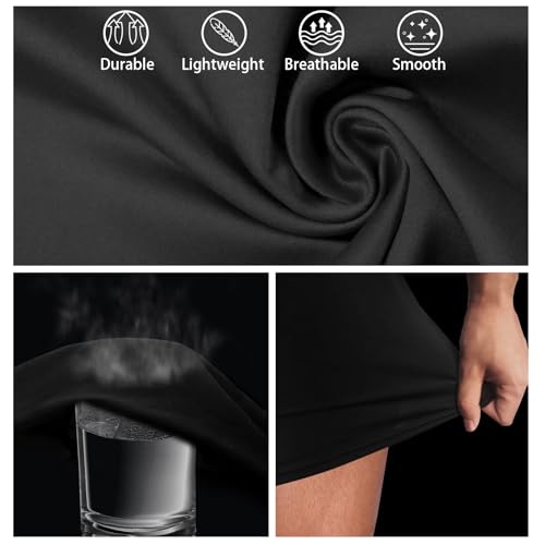 Mens Swimming Shorts with Quick Dry Swim Trunks Bathing Suit 2 in 1 Stretch Beach Swimsuit for Surfing Sport4